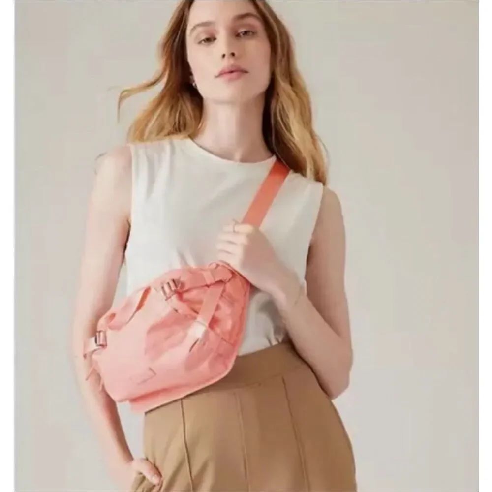 ATHLETA Spring Pink Excursion Large Belt Bag